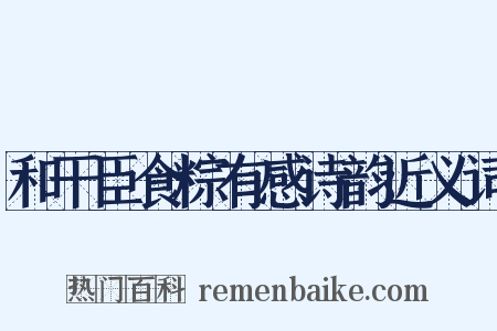 和干臣食粽有感诗韵近义词是什么意思的图片